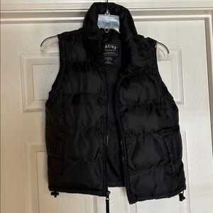 Vintage Trust Black Puffer Vest
